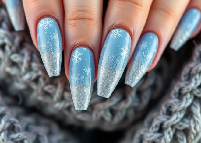 Acrylic Winter Nails- Durable and Chic