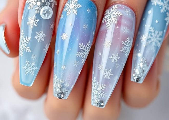 Acrylic Winter Nails- Long-Lasting Styles