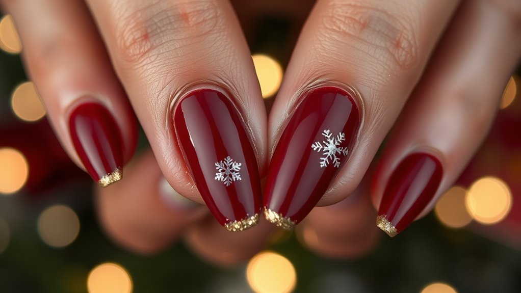 Aesthetic Christmas Nails- Sleek and Trendy Ideas