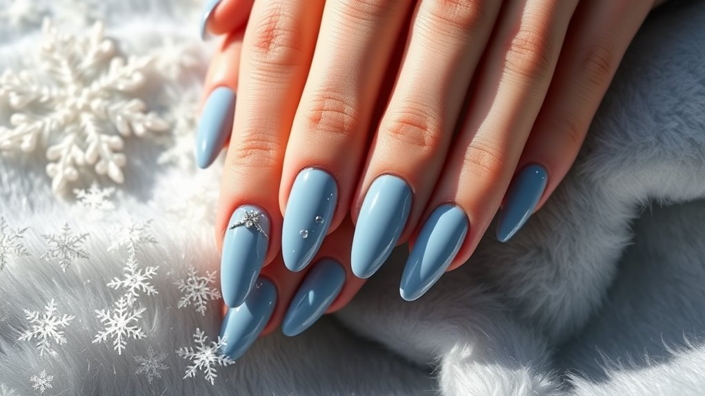 Almond Nails- Sleek Winter Styles