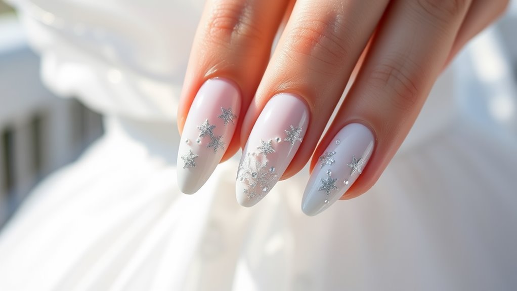 Bridal Wedding Nails- Perfect Styles for Winter Brides