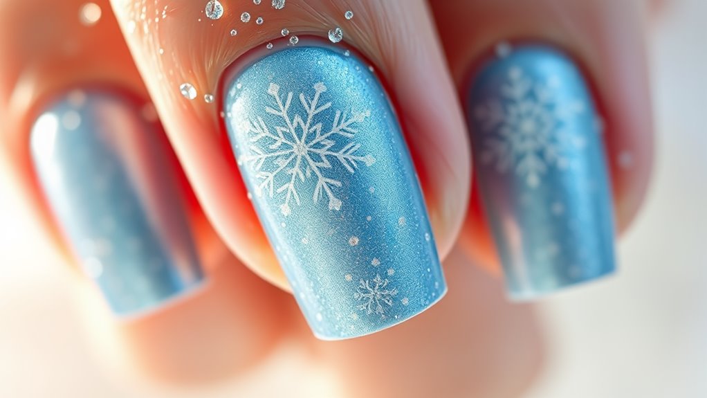 Bridal Wedding Nails- Winter Edition