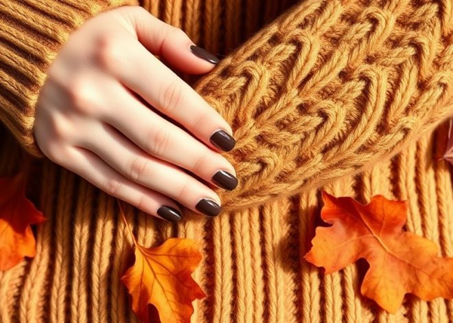 Chocolate Brown Nails for Cozy Seasons