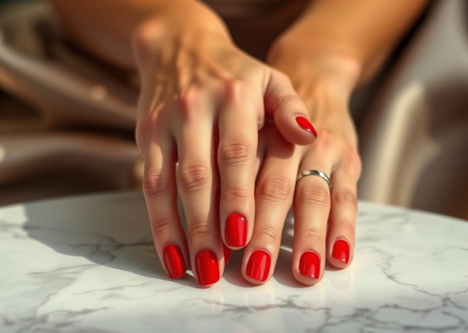 Classic Red Nails for Timeless Glamour