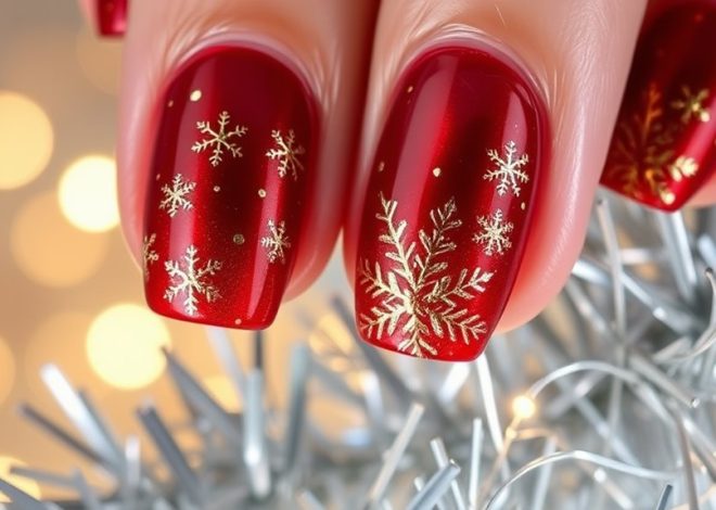 Classy Christmas- Sophisticated Nail Styles for the Season