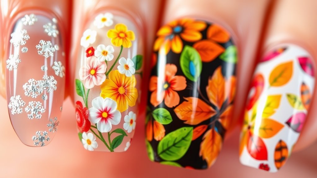 Creative Nail Wraps Perfect for Every Season