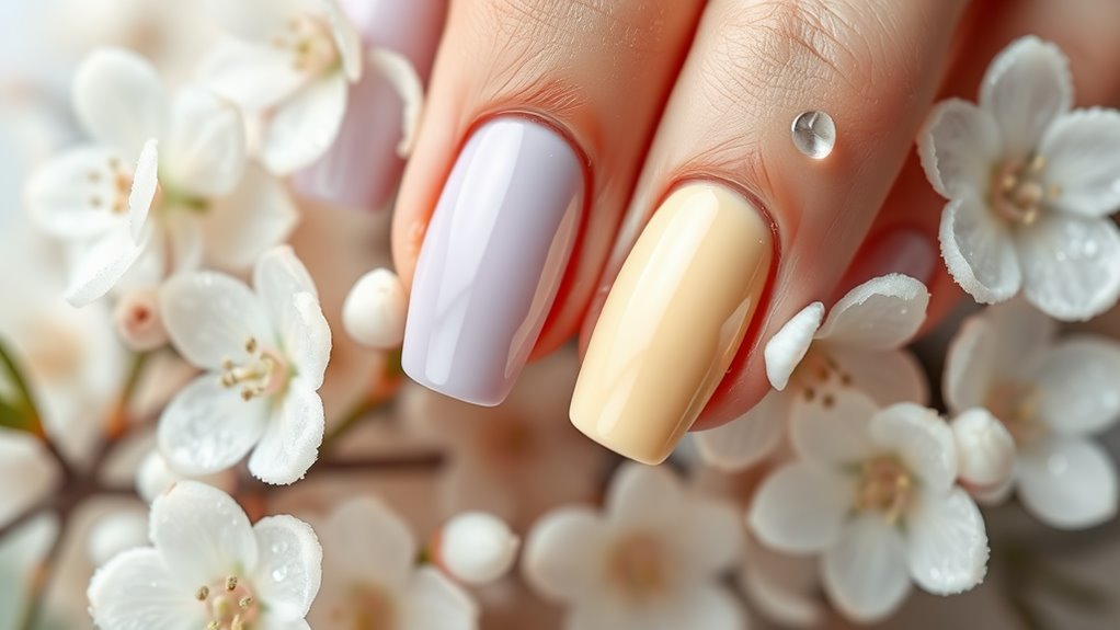 Easter Pastel Nails- Spring Hints in Winter