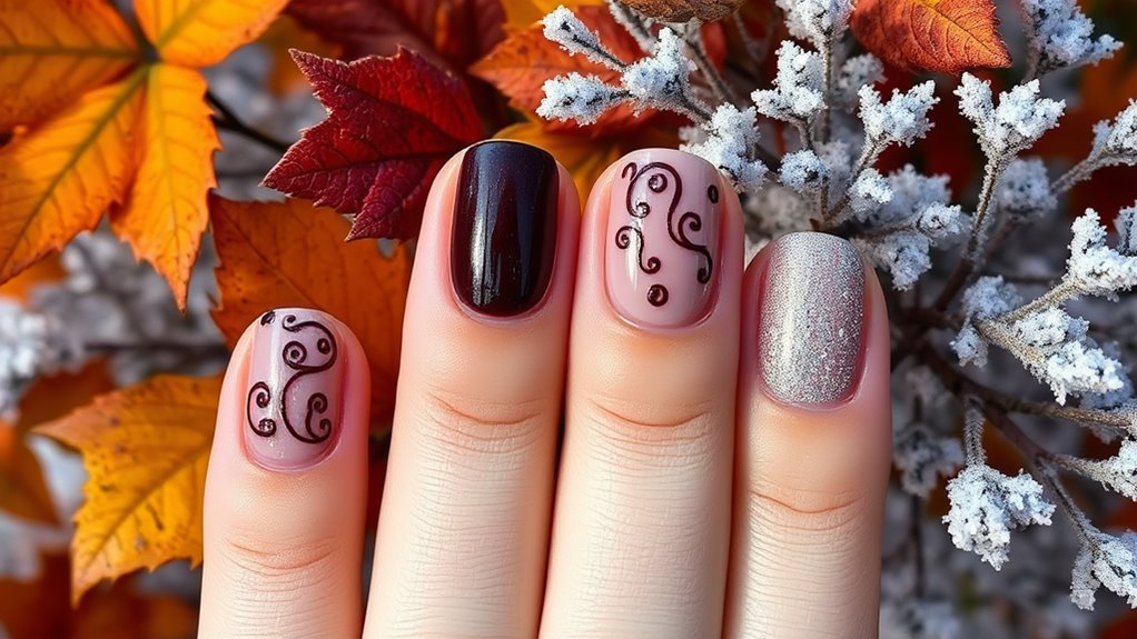 Fall into Winter- Seasonal Nail Styles