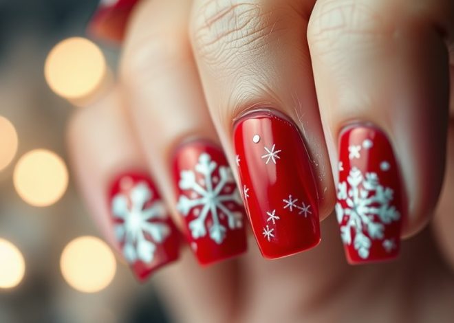 Festive Winter Nails- A Celebration on Your Fingertips