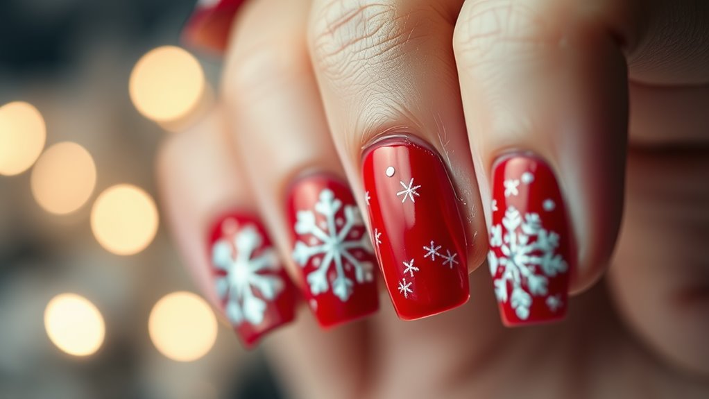 Festive Winter Nails- A Celebration on Your Fingertips