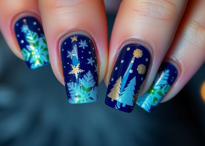 Festive Winter Nails- Celebrate with Stunning Designs