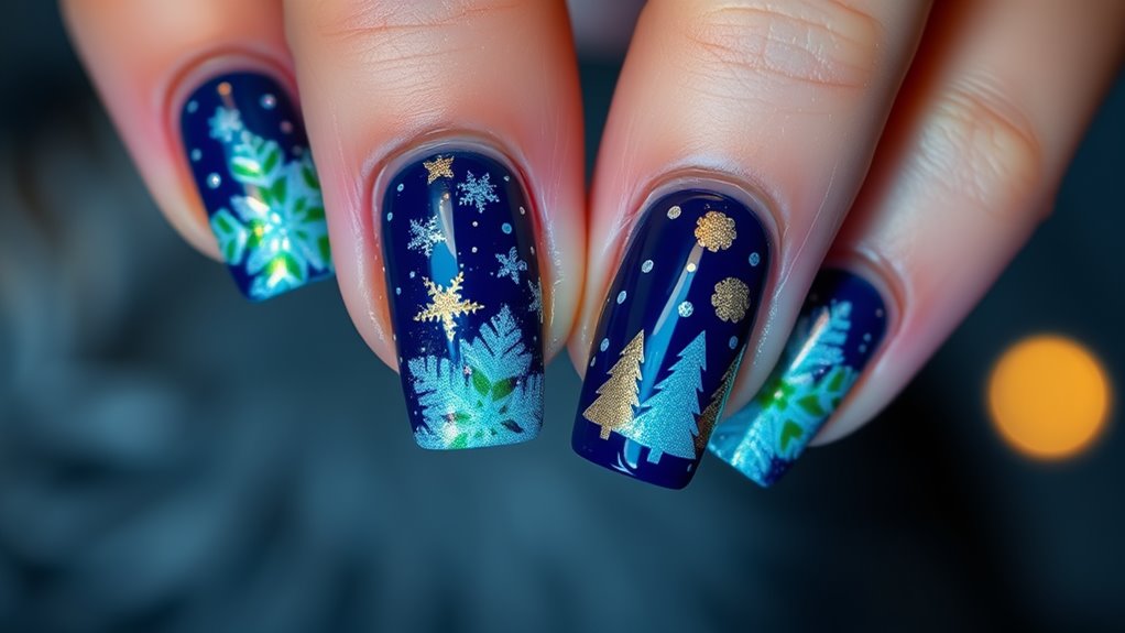 Festive Winter Nails- Celebrate with Stunning Designs