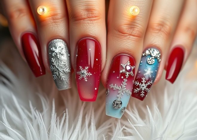 Festive Winter Nails to Steal the Show