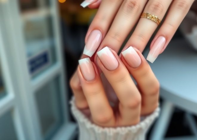 French Ombre Nails- A Chic Twist