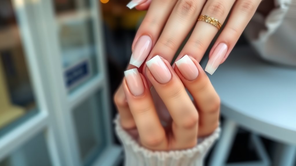 French Ombre Nails- A Chic Twist