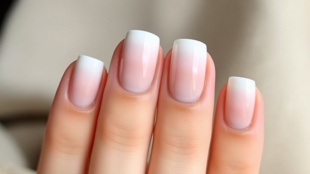 French Ombre Nails- Subtle Gradient Looks