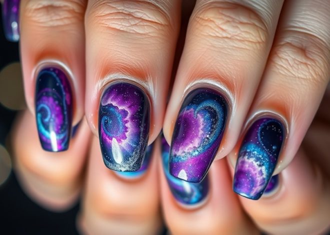 Galaxy Nails- Cosmic Creations for Stargazers