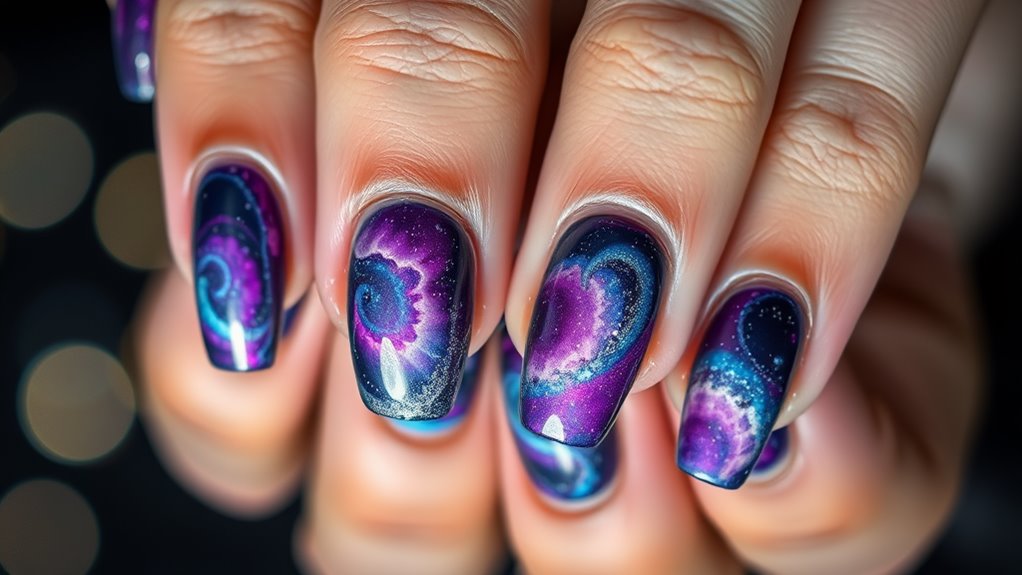 Galaxy Nails- Cosmic Creations for Stargazers