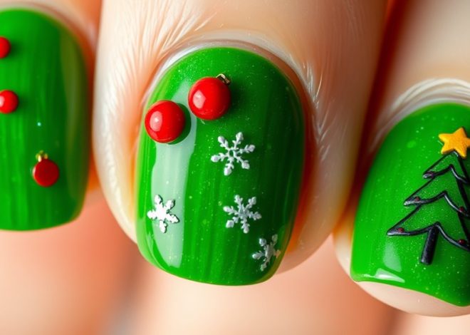 Grinch Nails- Steal Christmas in Style