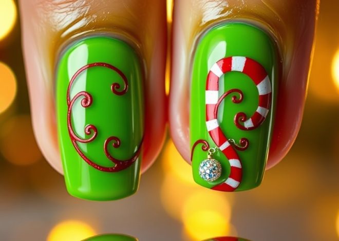 Grinch Nails- Steal the Show This Christmas!