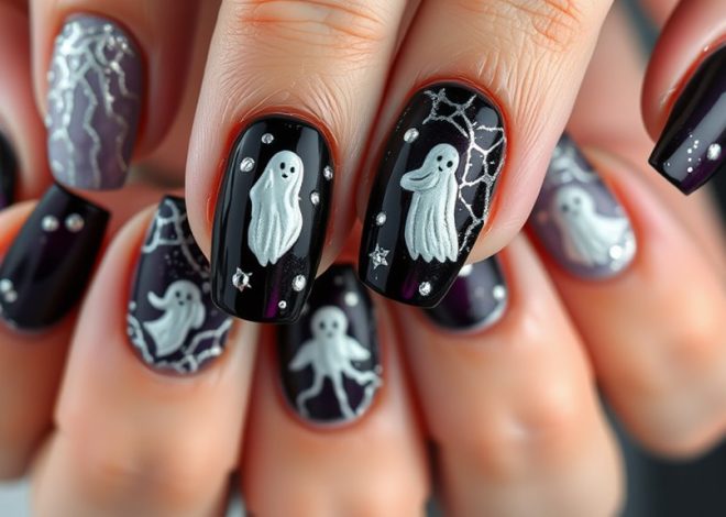 Halloween Spooky Nails- Ghostly and Glamorous Ideas