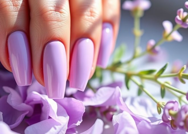 Lavender Purple Nails for Dreamy Vibes