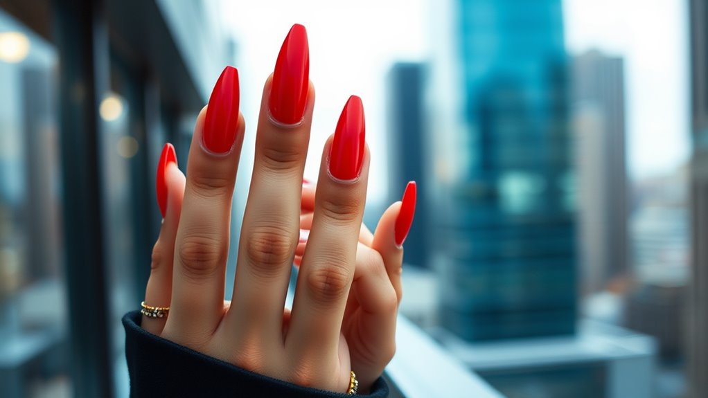 Lipstick Nails- A Bold New Shape for Fashionistas