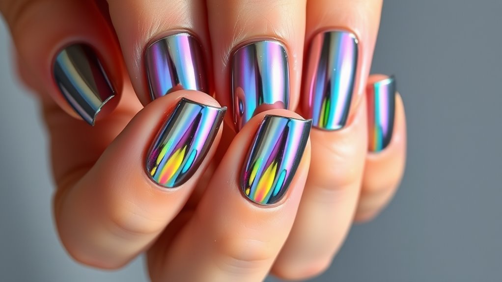 Mirror Chrome Nails- Reflect Your Style